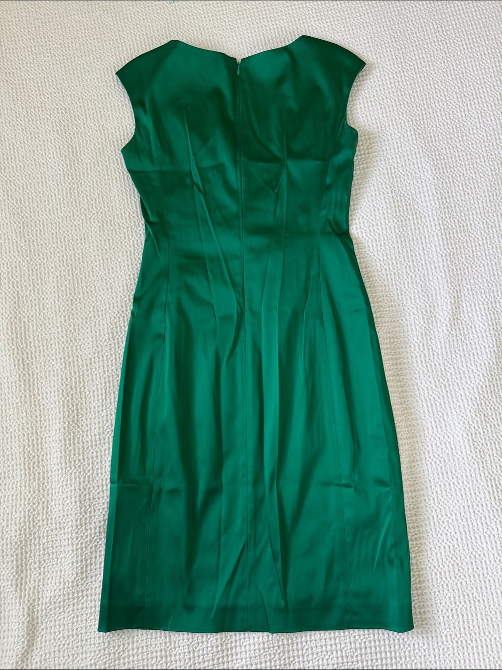 Ralph Lauren Kelly Emerald Green Cap-Sleeve Dress - Picture 4 of 4